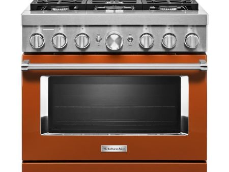 KitchenAid® 36   Smart Commercial-Style Gas Range with 6 Burners on Sale