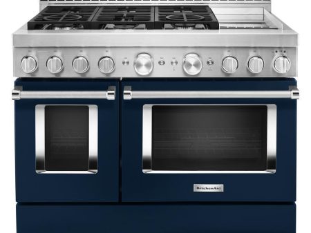 KitchenAid® 48   Smart Commercial-Style Gas Range with Griddle Discount