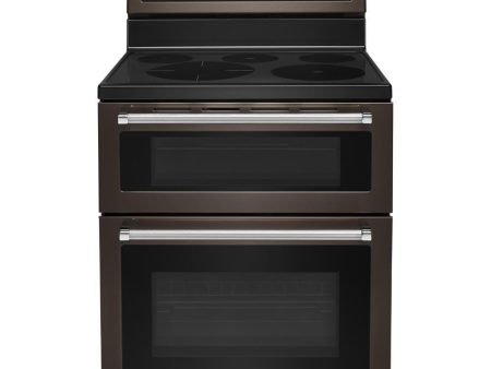 30-Inch 5 Burner Electric Double Oven Convection Range For Discount