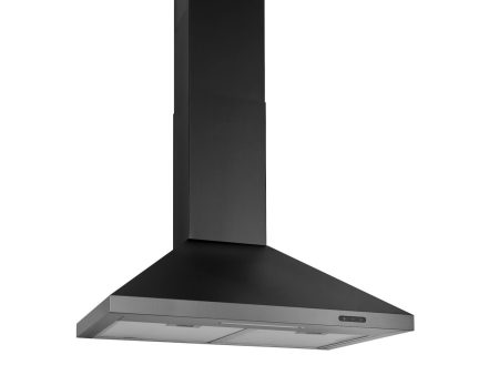 **DISCONTINUED**Broan® Elite EW48 Series 36-Inch Pyramidal Chimney Range Hood, 460 Max Blower CFM, Black Stainless Steel Supply