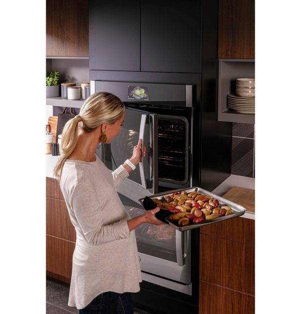 GE Profile™ 30  Smart Built-In Convection Double Wall Oven with Left-Hand Side-Swing Doors Discount