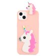 For iPhone 15 Plus Lovely 3D Figure Decor TPU Phone Case Drop-proof Back Cover Online