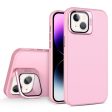 PC+TPU Slim Case for iPhone 15 Case Lens Frame Kickstand Protective Cover Cheap