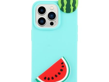 For iPhone 15 Pro Max Shockproof Case 3D Effect Back Phone Cover Mini Figure Slim Phone Shell For Sale