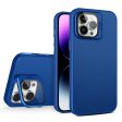 For iPhone 15 Pro Max Case PC+TPU Protective Case Glass Lens Film Kickstand Phone Cover Discount